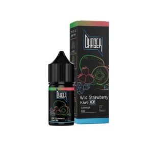 Солевая Жидкость Chaser Black Wild Strawberry Kiwi Ice 30ml 3% (земляника киви лед)