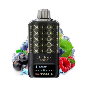 Elf Bar Blackcurrant Raspberry ore Grape Combo 25000 (чорна смородина та малина або виноград)
