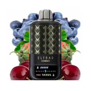 Elf Bar Blueberry Sour Raspberry ore Cherry Combo 25000 (черника кислая малина или вишня)