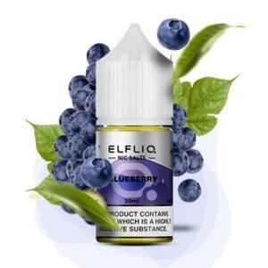 Солевая Жидкость ELFLIQ Blueberry 30ml 5% (черника)