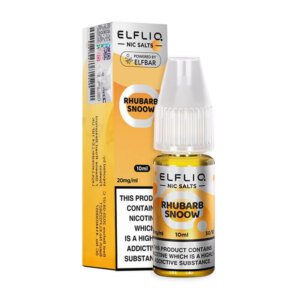 Солевая Жидкость ELFLIQ Rhubarb Snoow 10ml 5% (заварной крем и ревень)