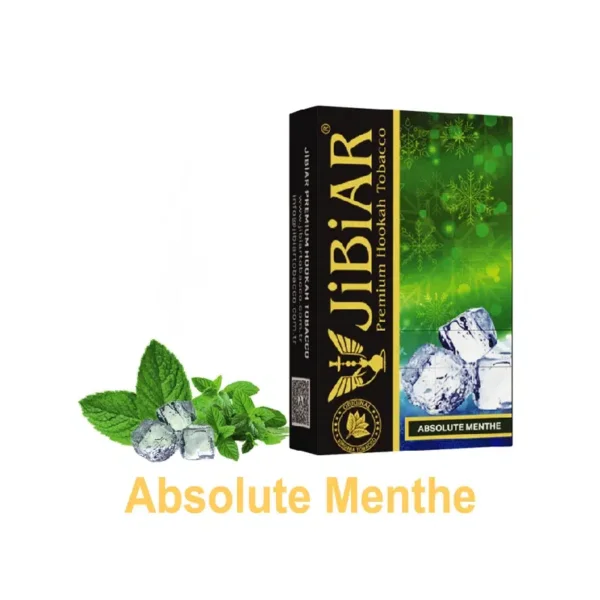 Тютюн для кальяну Jibiar 50 г Absolute Menthe (мята та лід)