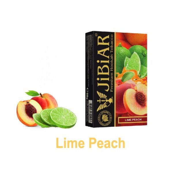 Тютюн для кальяну Jibiar 50 г Lime Peach (лайм персик)