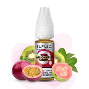 Солевая Жидкость ELFLIQ Kiwi Passion Fruit Guava 10ml 3% (киви маракуйя гуава)