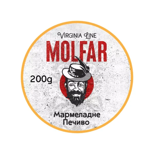 Табак для кальяна Molfar Virginia Line 200 г Мармеладное Печенье (мармелад и печенье)