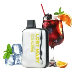 Lost Mary Black Lemonade OS 5000 (лимон малина ожина чорниця лід)