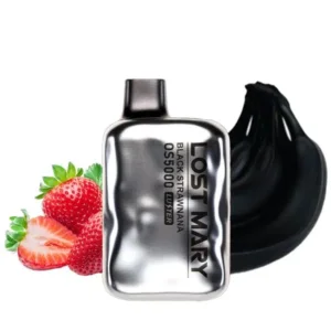 Lost Mary Black Strawnana OS 5000 (банан полуниця)