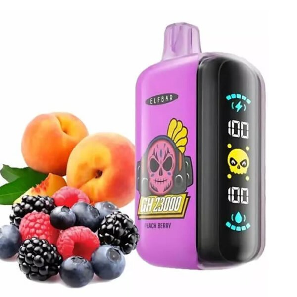 Elf Bar Peach Berry Raya D3 25000 (персик малина ожина чорниця)