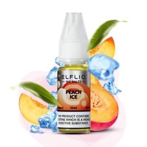 Солевая Жидкость ELFLIQ Peach Ice 10ml 3% (персик лед)