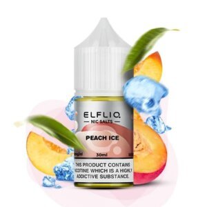 Солевая Жидкость ELFLIQ Peach Ice 30ml 3% (персик лед)