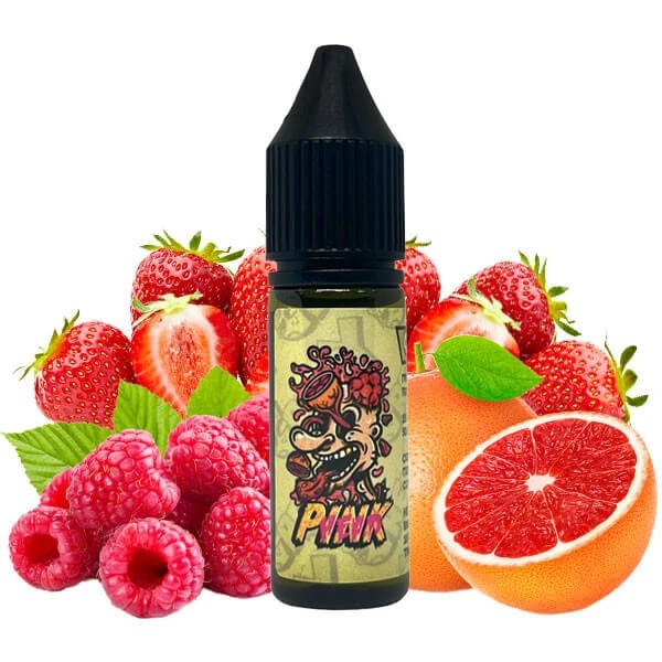 Сольова Рідина Creepy Pink Head 15ml 5% (малина полуниця грейпфрут)