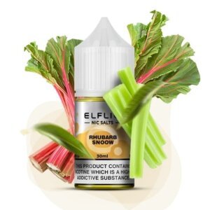 Солевая Жидкость ELFLIQ Rhubarb Snoow 30ml 5% (заварной крем и ревень)