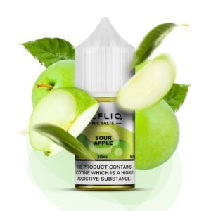 Сольова Рідина ELFLIQ Sour Apple 30ml 5% (яблуко)