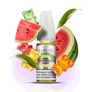 Солевая Жидкость ELFLIQ Sour Watermelon Gummy 10ml 5% (арбуз мармеладные мишки)