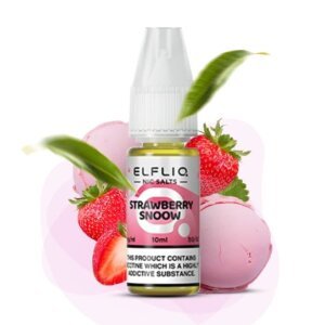 Солевая Жидкость ELFLIQ Strawberry Snow 10ml 3% (клубничное мороженое)