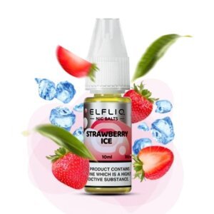 Солевая Жидкость ELFLIQ Strawberry Ice 10ml 3% (клубника лед)