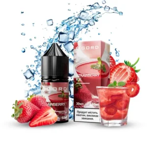Сольова Рідина Gord Strawberry Ice 30ml 5% (полуниця лід)