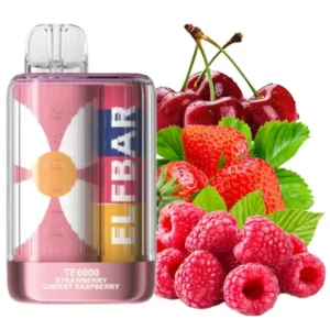 Elf Bar Strawberry Cherry Raspberry TE 6000 (клубника вишня малина)