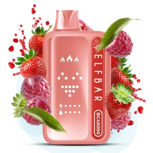 Elf Bar Red Raspberry Strawberry BC 45000 (малина клубника)